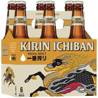 KIRIN ICHIBAN JAPANESE LAGER 341ML 6PK BT