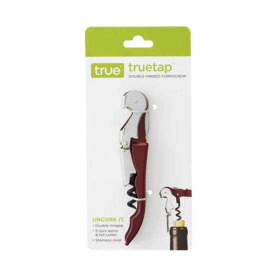 TRUE TRUETAP RED DOUBLE HINGED CORKSCREW