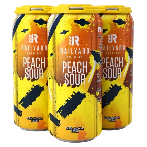 RAILYARD PEACH SOUR 473ML 4PK CAN