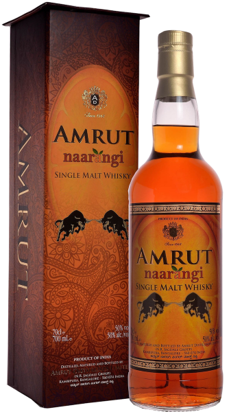 AMRUT NAARANGI SINGLE MALT WHISKY 700ML