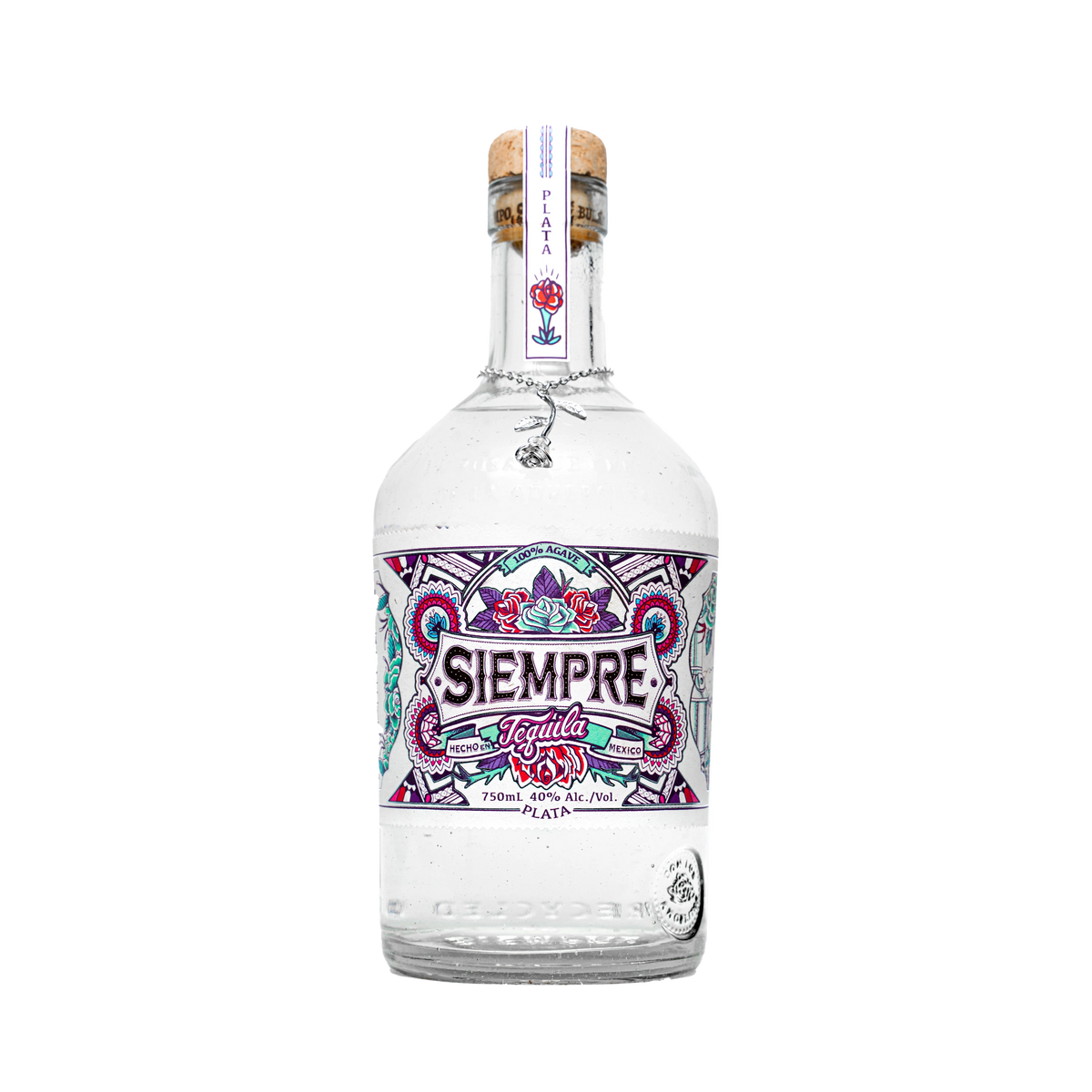 SIEMPRE PLATA TEQUILA 750ML