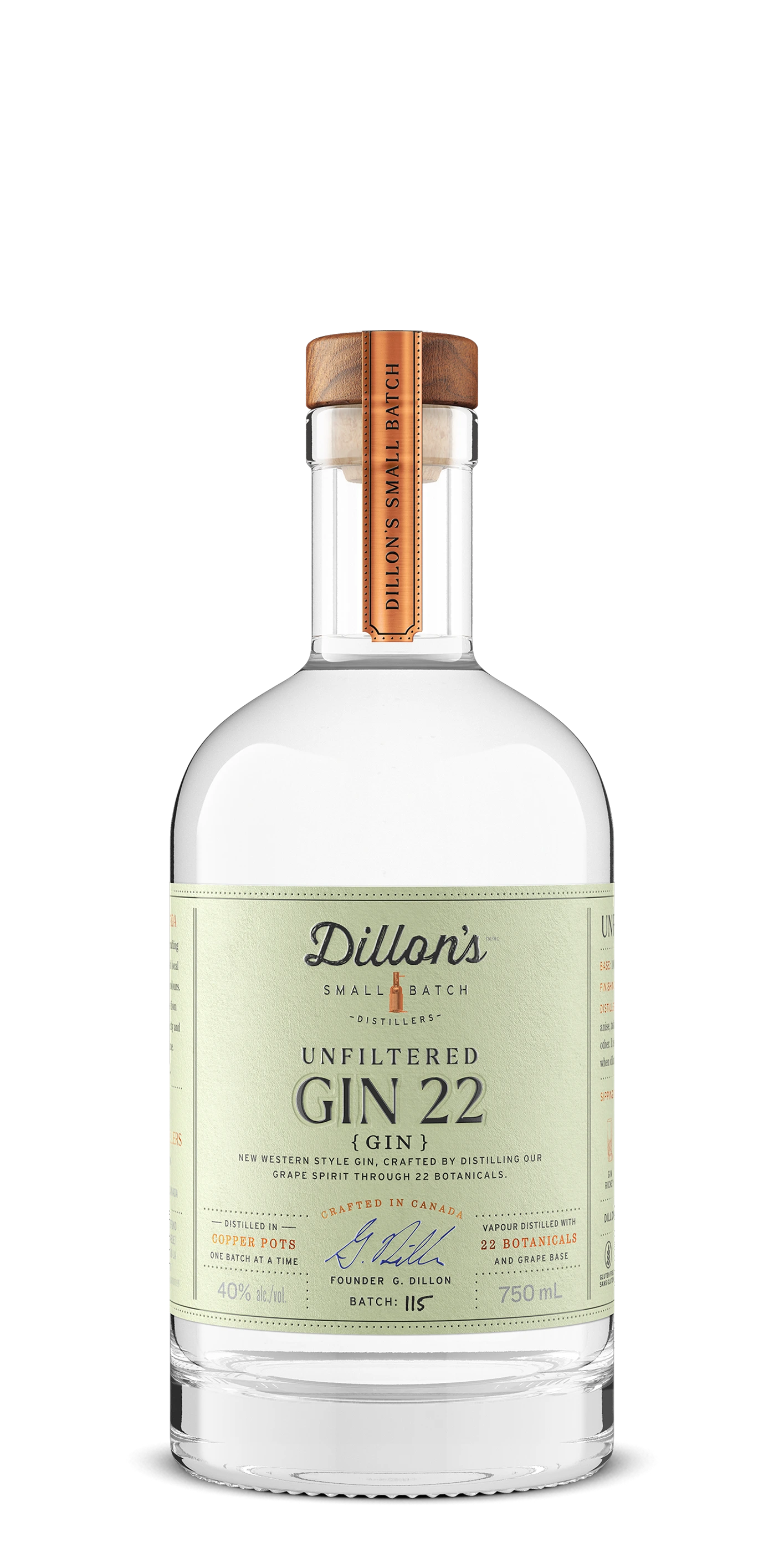 DILLONS GIN 22 UNFILTERED 750ML