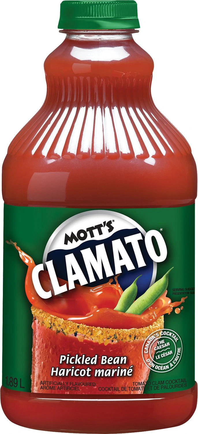 MOTTS CLAMATO JUICE PICKLED BEAN 1.89L