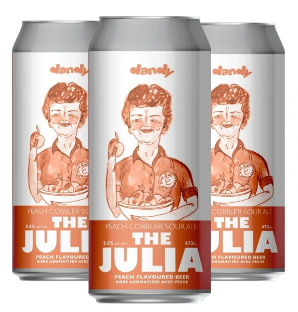 Wine and Beyond - DANDY JULIA PEACH COBBLER SOUR 473ML 4PK CAN