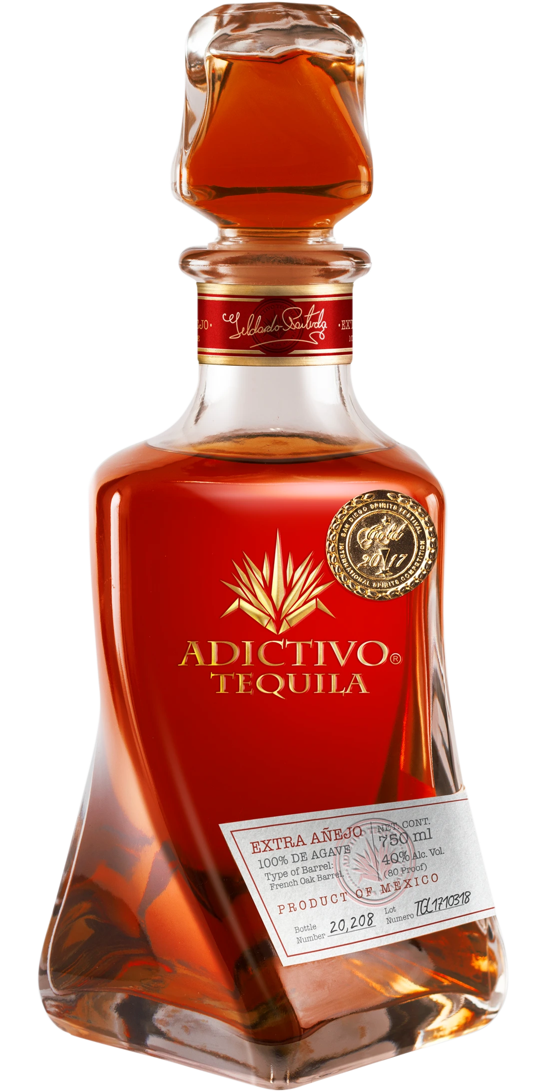 ADICTIVO EXTRA ANEJO TEQUILA 750ML