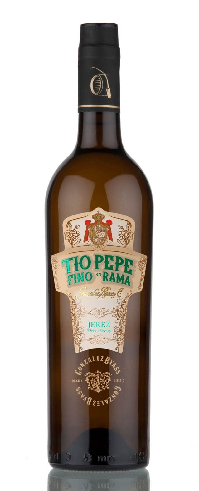 GONZALEZ BYASS TIO PEPE FINO EN RAMA SHERRY 750ML