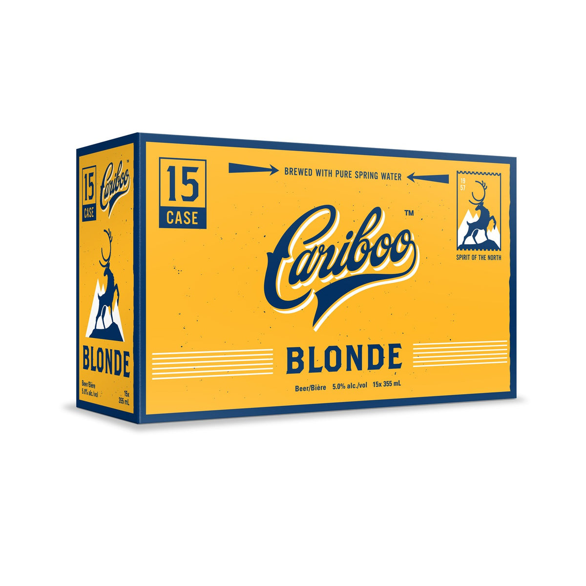 CARIBOO BLONDE ALE 355ML 15PK CAN