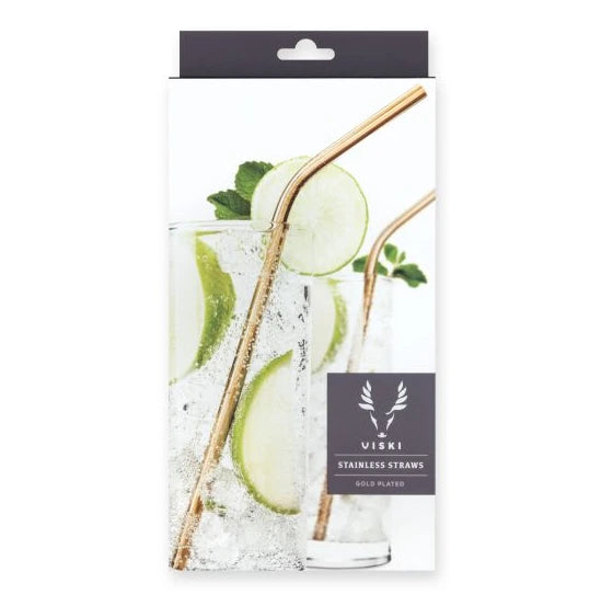 TRUE GOLD COCKTAIL STRAWS