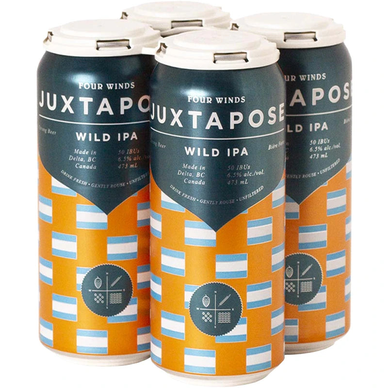 FOUR WINDS JUXTAPOSE WILD IPA 473ML 4PK CAN