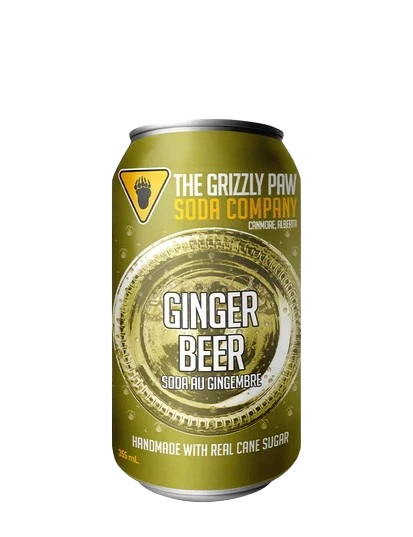 GRIZZLY PAW GINGER BEER 355ML CAN