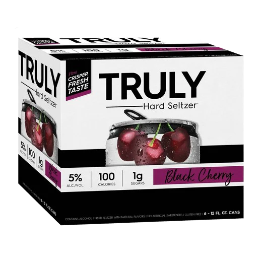 TRULY HARD SELTZER BLACK CHERRY 355ML 6PK CAN