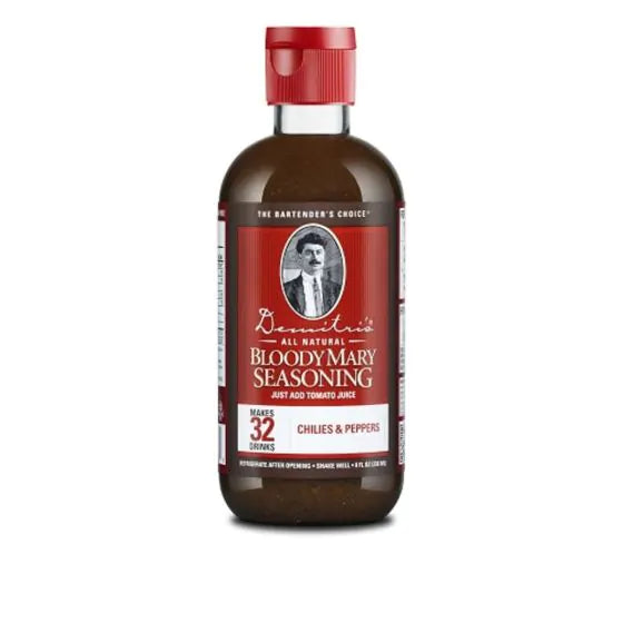 DEMITRIS BLOODY MARY SEASONING CHILIES & PEPPERS 236ML