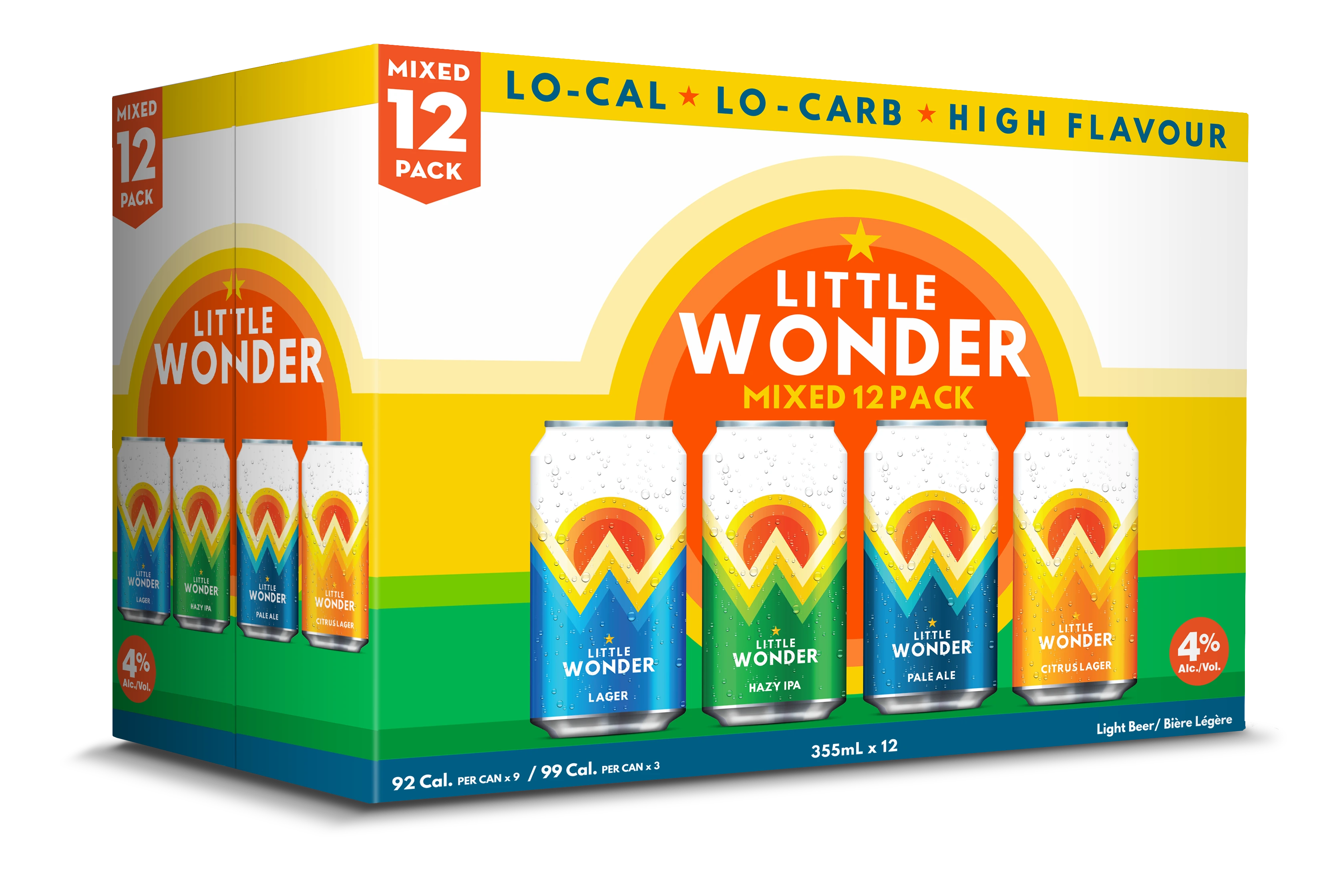 PHILLIPS LITTLE WONDER MIX PACK 355ML 12PK CAN