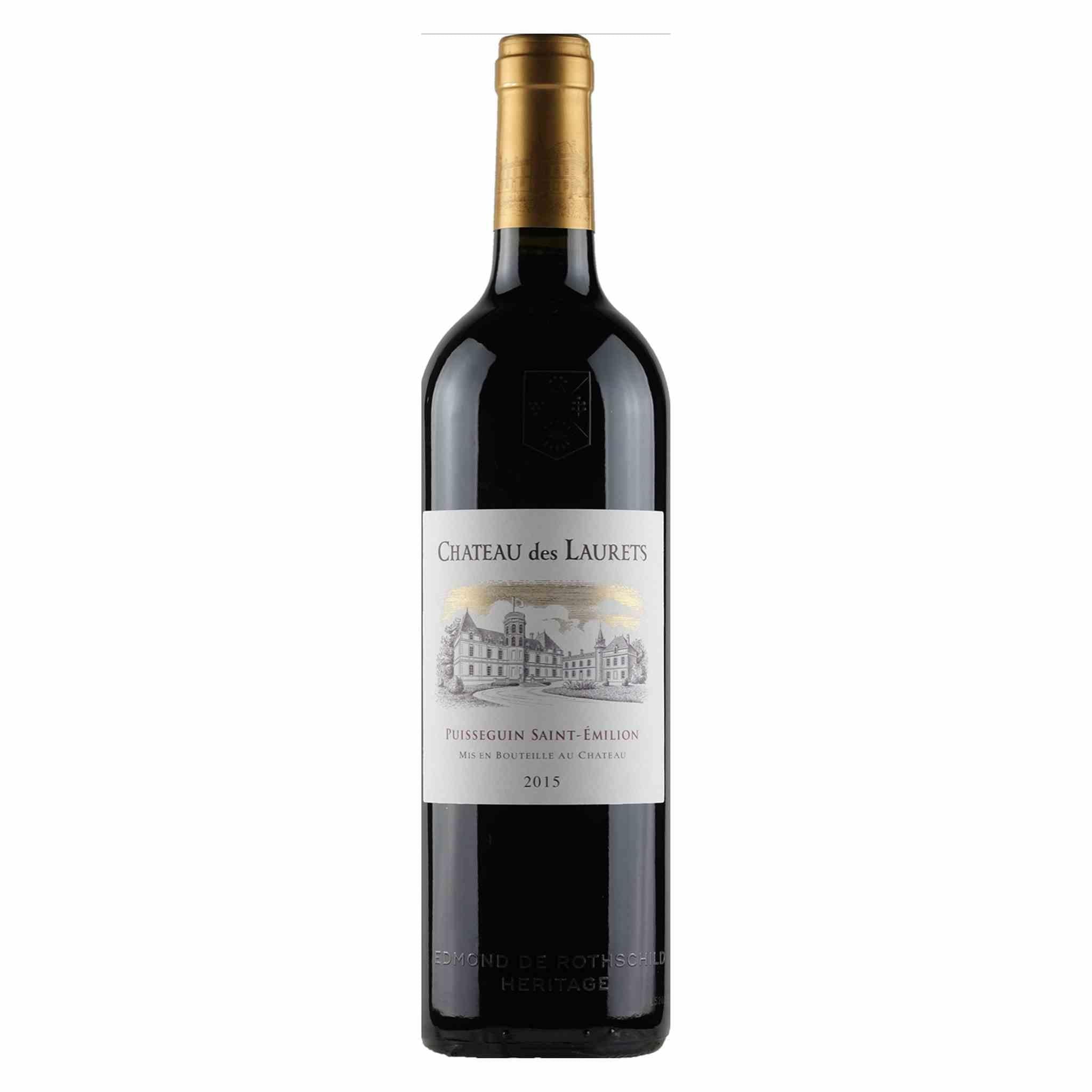 CHATEAU DES LAURETS ST EMILION LUSSAC 750ML