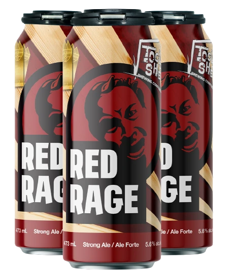 TOOL SHED RED RAGE STRONG ALE 473ML 4PK CAN