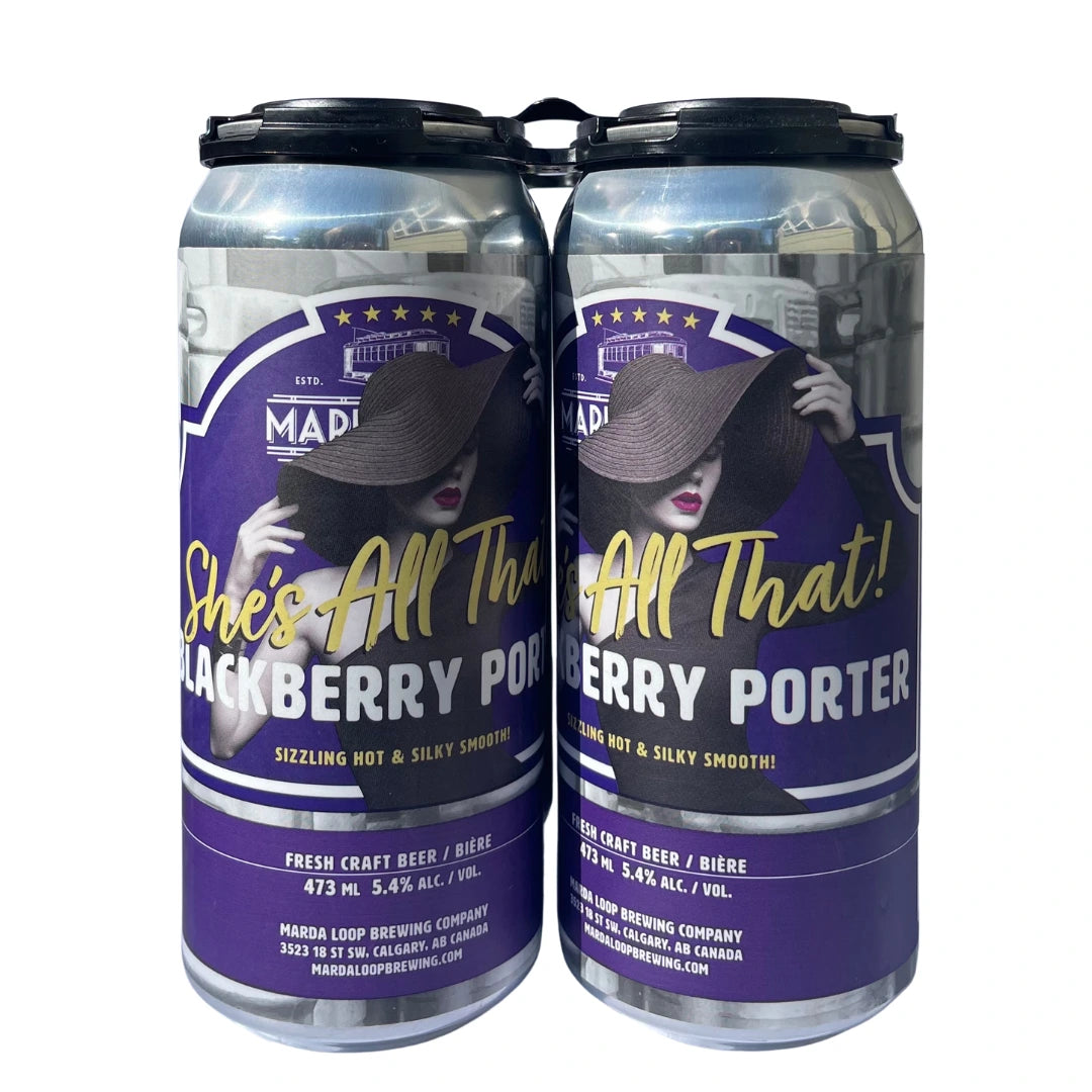 MARDA LOOP BLACKBERRY PORTER 473ML 4PK CAN