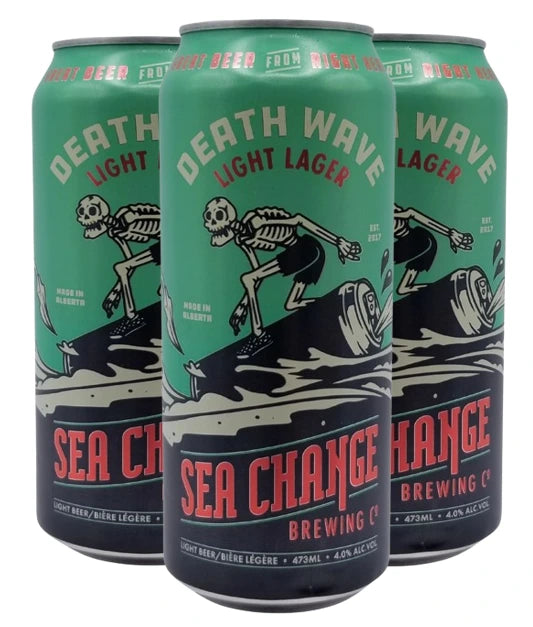 SEA CHANGE DEATH WAVE MEXICAN LAGER 473ML 4PK CAN