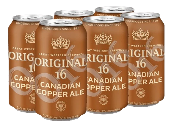 ORIGINAL 16 COPPER ALE 355ML 6PK CAN
