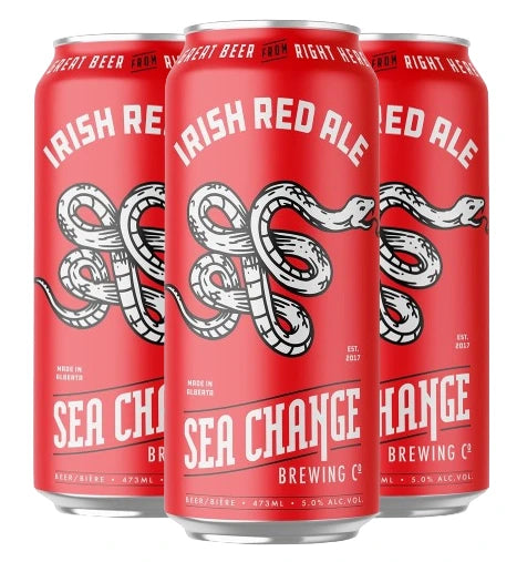 SEA CHANGE IRISH RED ALE 473ML 4PK CAN
