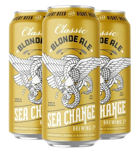 SEA CHANGE BLONDE ALE 473ML 4PK CAN