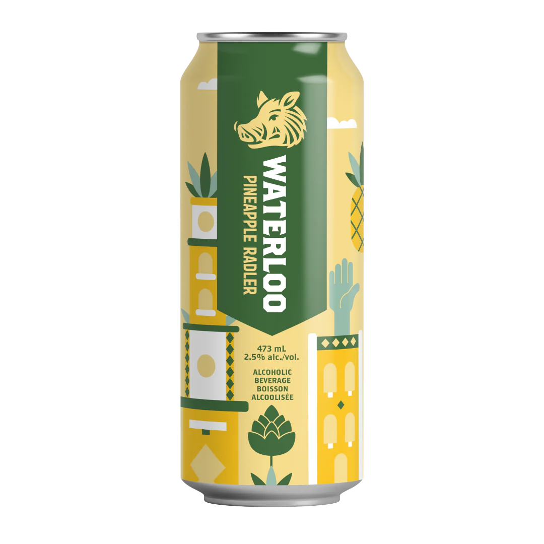 WATERLOO PINEAPPLE RADLER 473ML CAN
