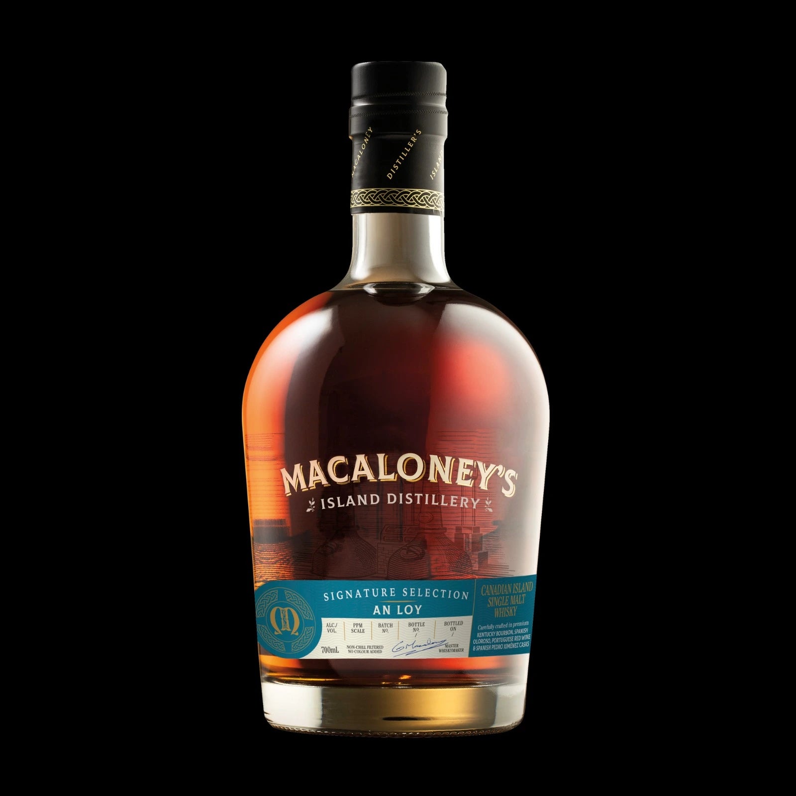 MACALONEYS CALEDONIANAN LOY CANADIAN SINGLE MALT 750ML