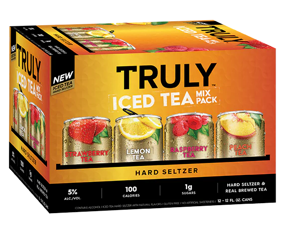 TRULY HARD SELTZER ICED TEA MIXER 355ML 12PK CAN