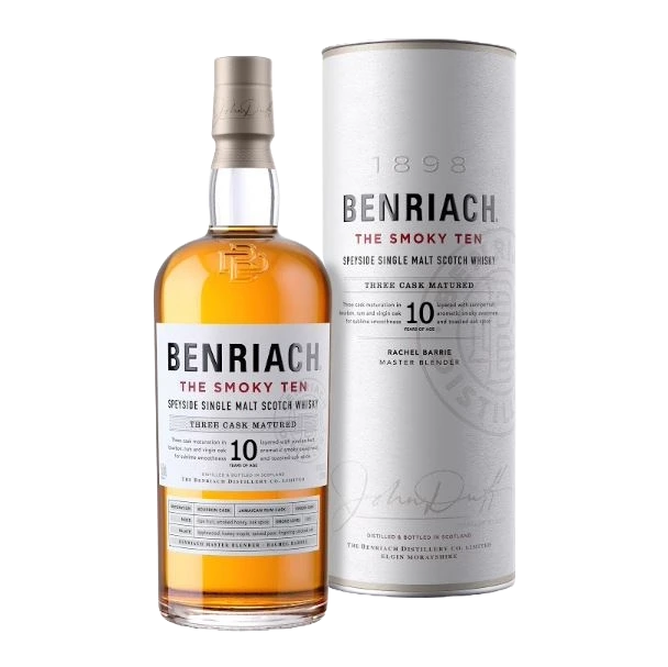 BENRIACH SMOKEY 10YR SPEYSIDE SINGLE MALT SCOTCH 750ML