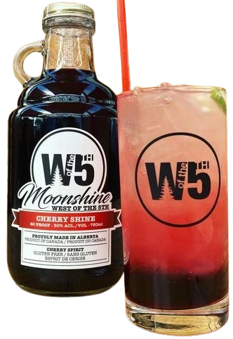 WEST OF THE 5TH CHERRY MOONSHINE 750ML