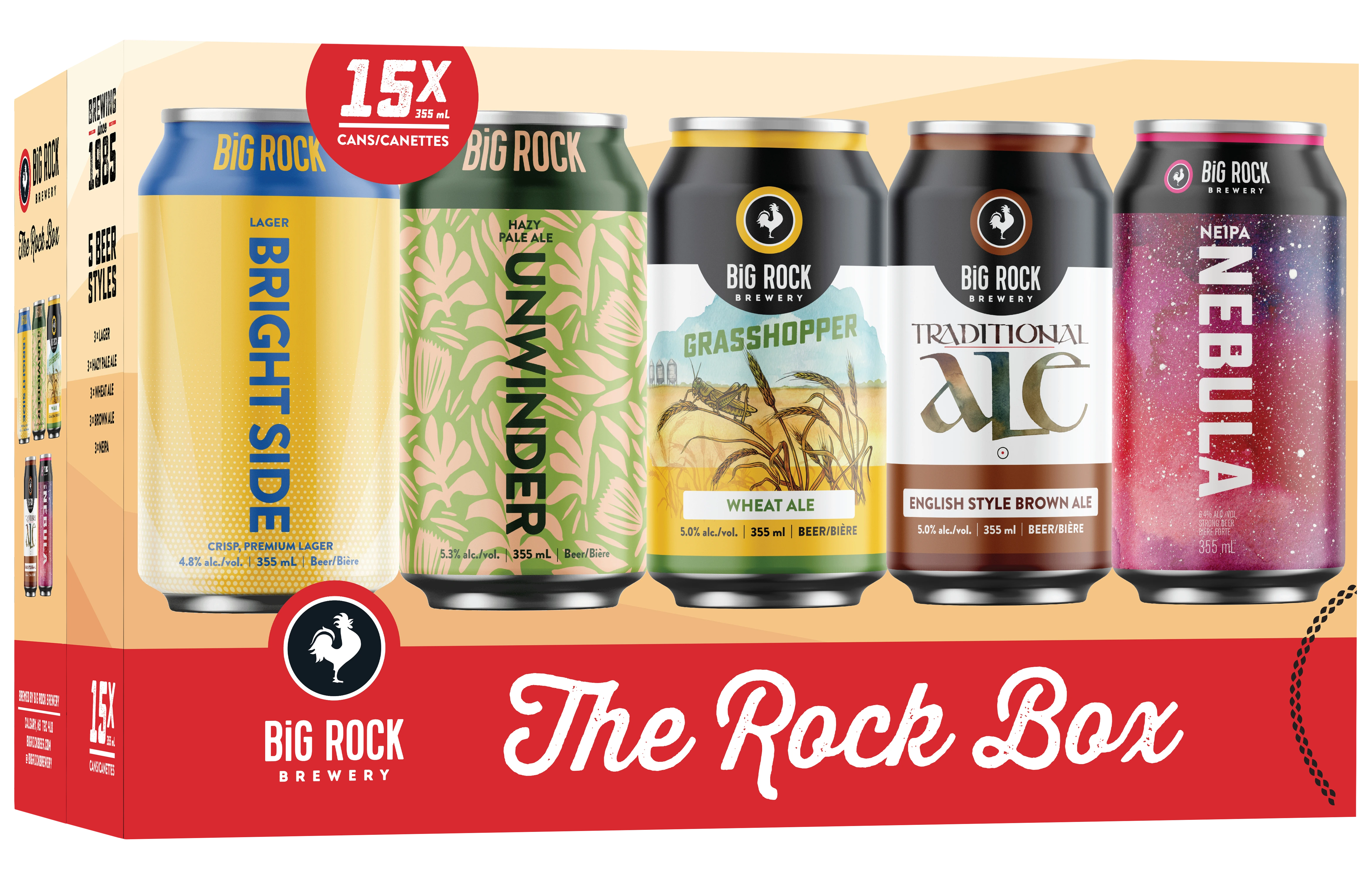 BIG ROCK ROCK BOX MIXER 355ML 15PK CAN