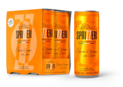 SPRIZZERI CLASSICO ORANGE WITH BITTERS 250ML 4PK BT