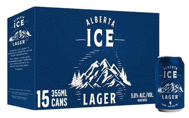 ALBERTA ICE LAGER 355ML 15PK CAN