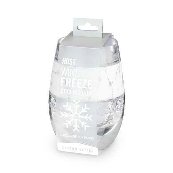 HOST WINE FREEZE MARBLE GLASS