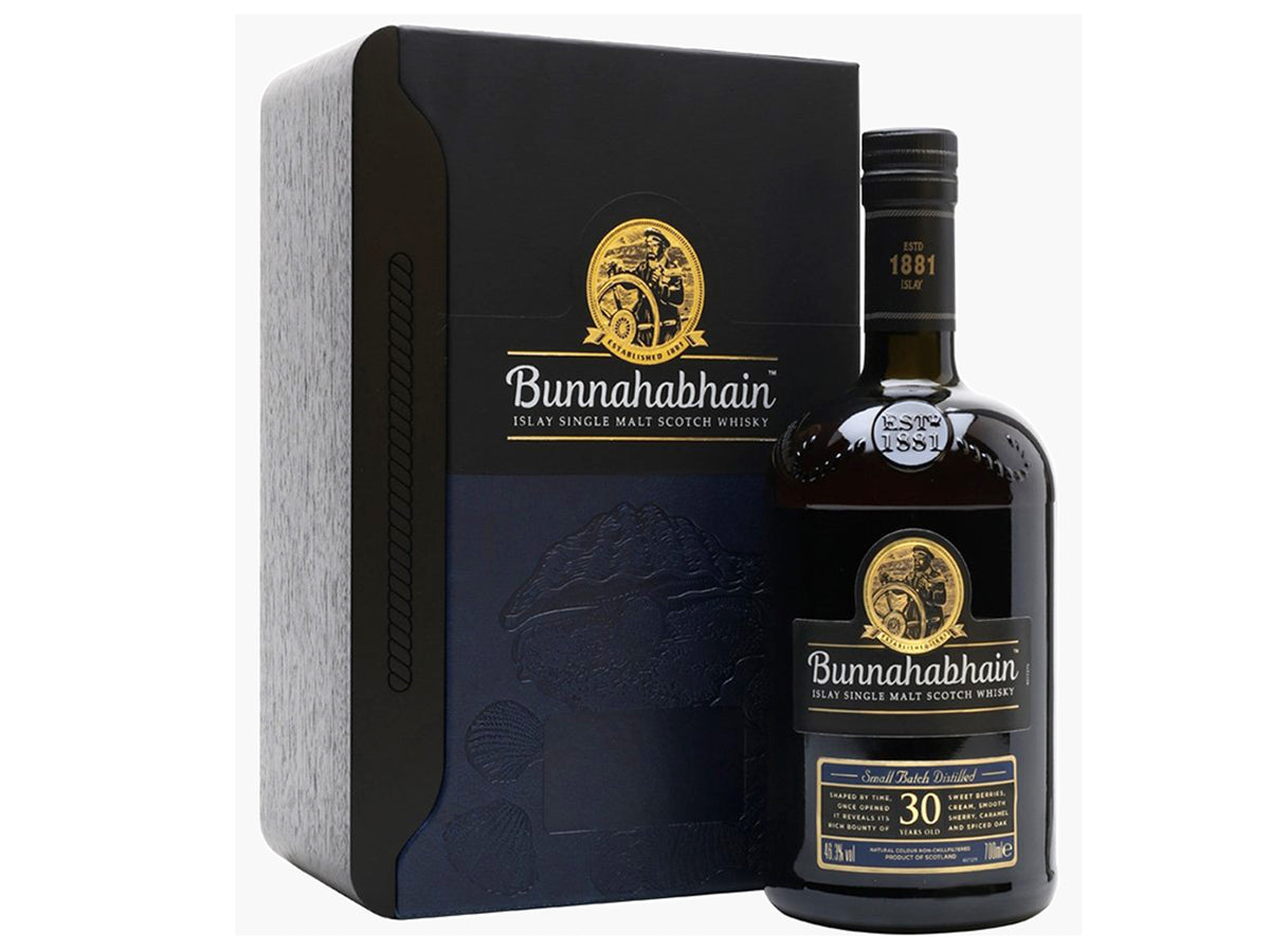 BUNNAHABHAIN 30YR ISLAY SINGLE MALT SCOTCH WHISKY 750ML
