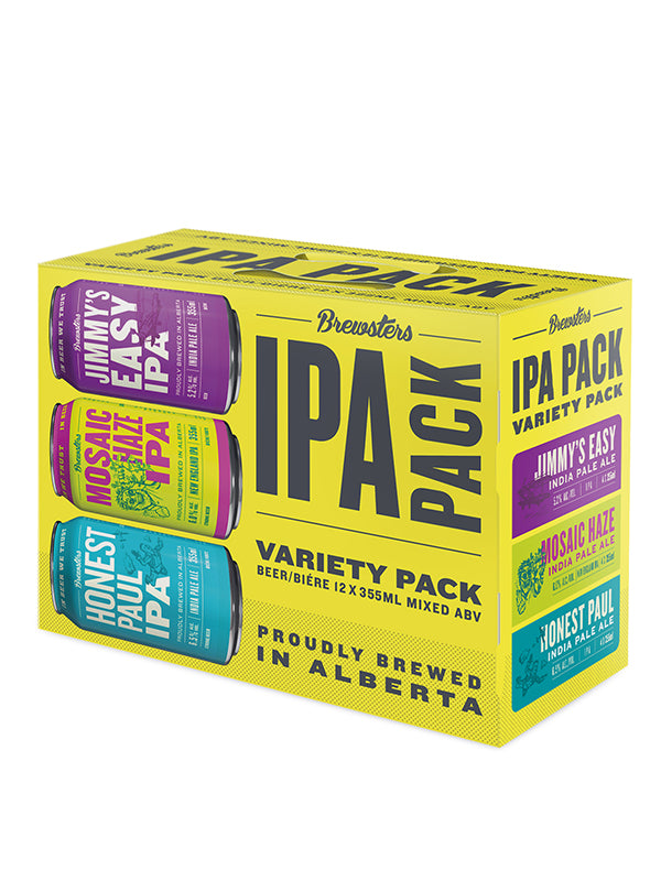 BREWSTERS IPA MIX PACK 355ML 12PK CAN