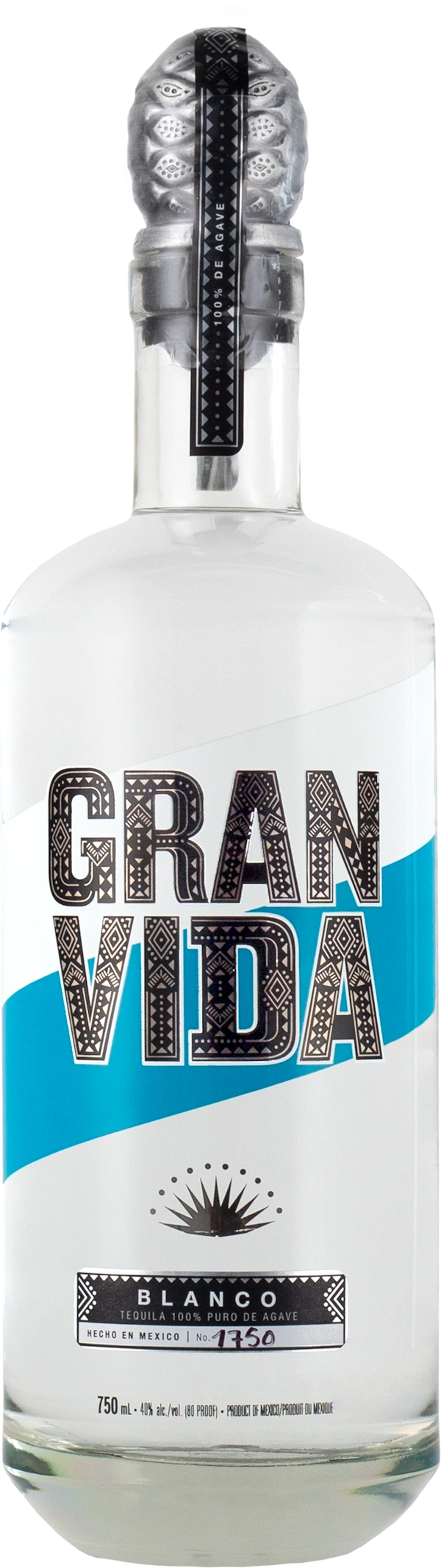 GRAN VIDA BLANCO TEQUILA 750ML