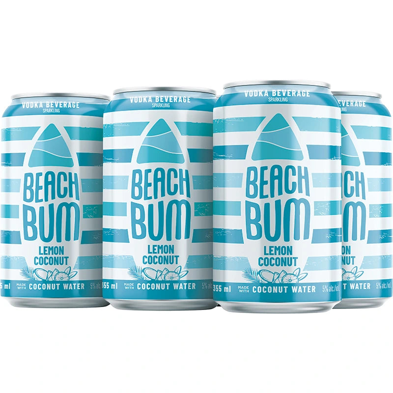 BEACH BUM LEMON COCONUT 355ML 6PK CAN