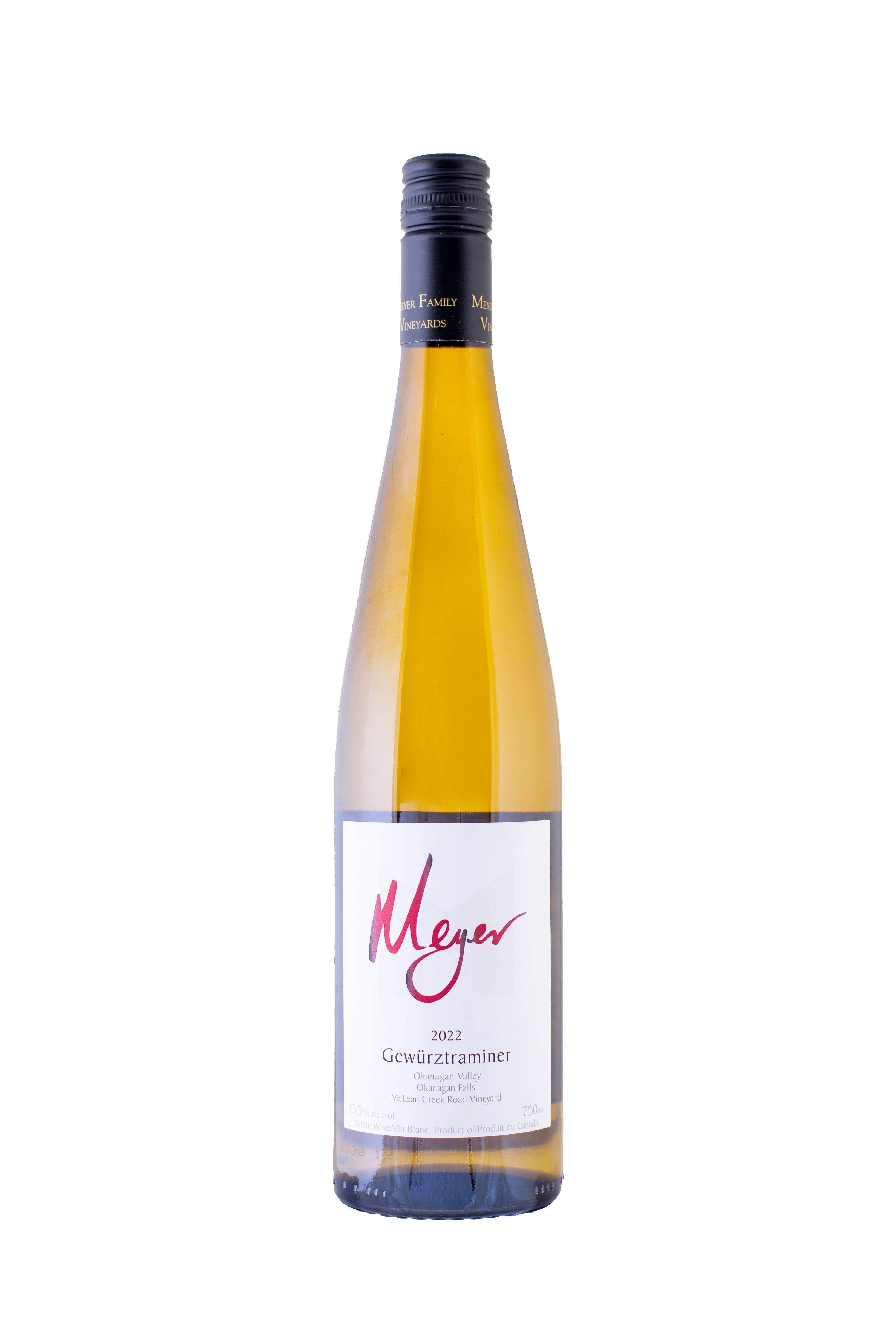 MEYER FAMILY MCLEAN CREEK GEWURZTRAMINER 750ML