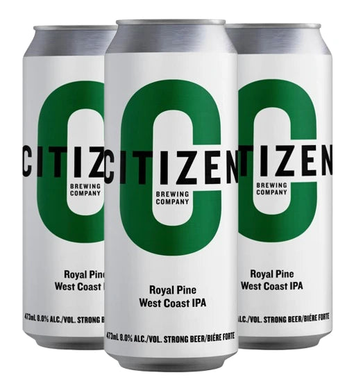 CITIZEN ROYAL PINE WEST COAST IPA 473ML 4PK CAN
