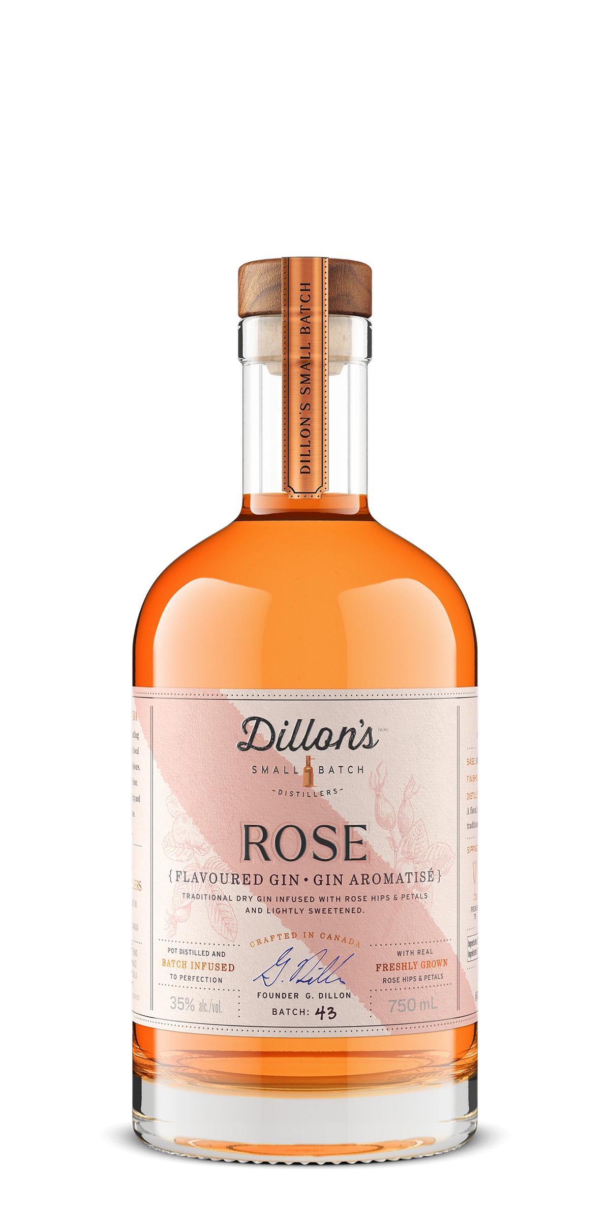 DILLONS ROSE GIN 750ML