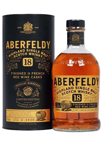 ABERFELDY 18YR PAUILLAC EDITION SINGLE MALT SCOTCH 750ML