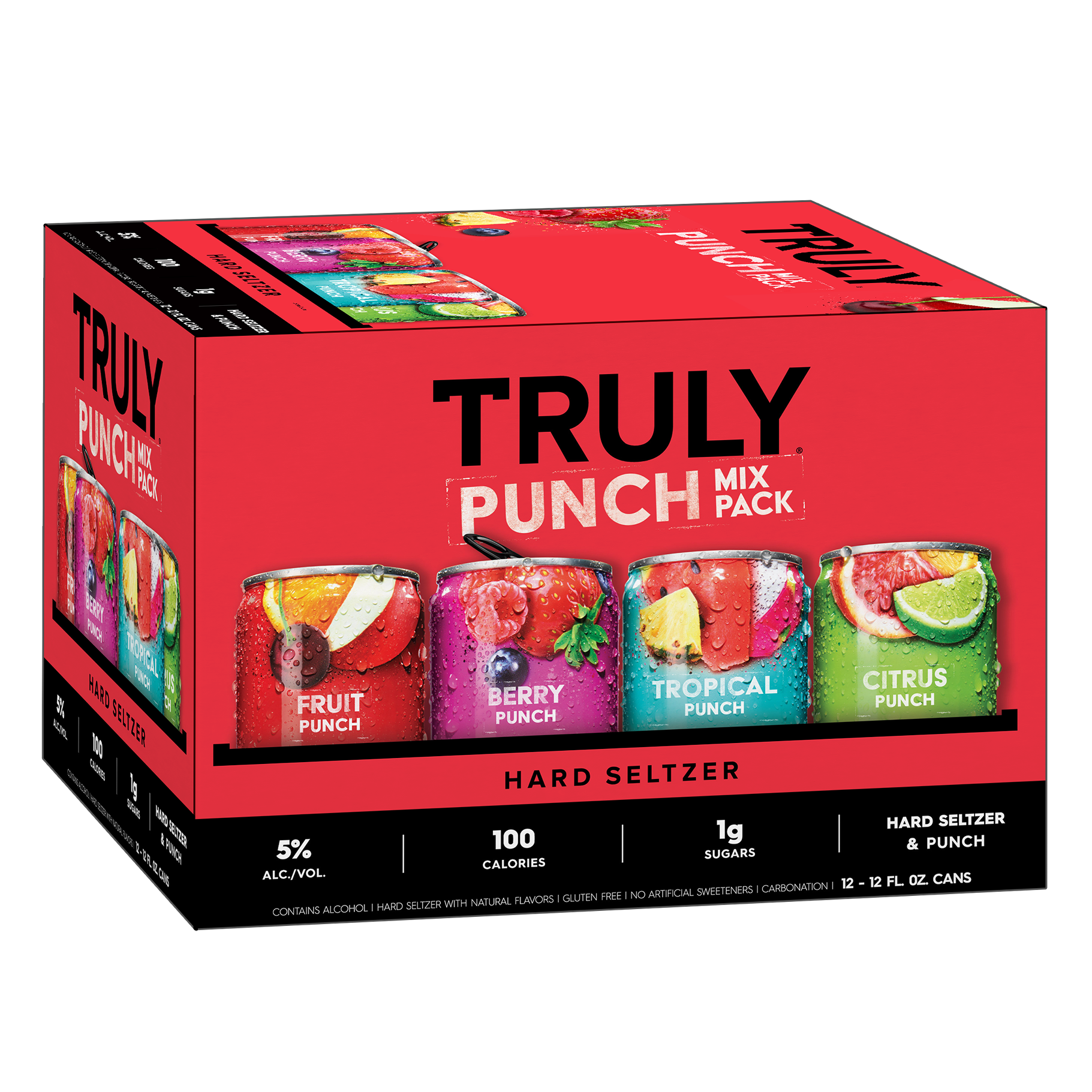 TRULY HARD SELTZER PUNCH MIXER 355ML 12PK CAN