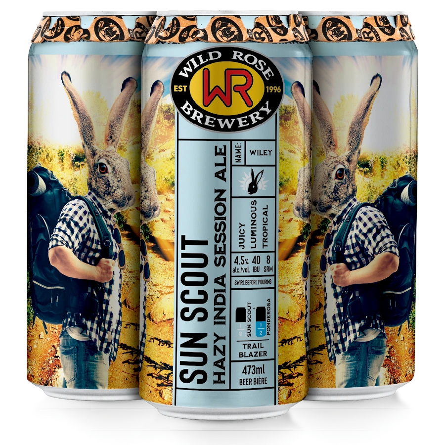 WILD ROSE SUN SCOUT ISA 473ML 4PK CAN