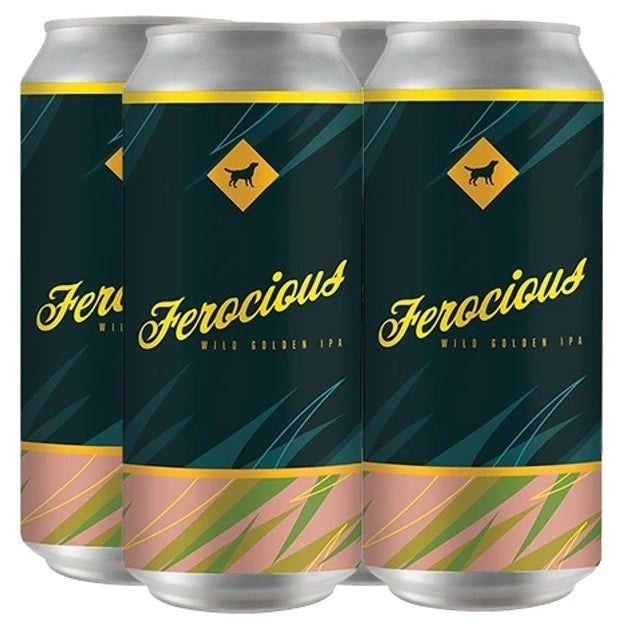 YELLOW DOG FEROCIOUS WILD GOLDEN IPA 473ML 4PK CAN