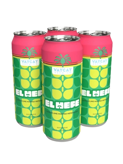 VAYCAY EL HEFE HEFEWEIZEN 473ML 4PK CAN