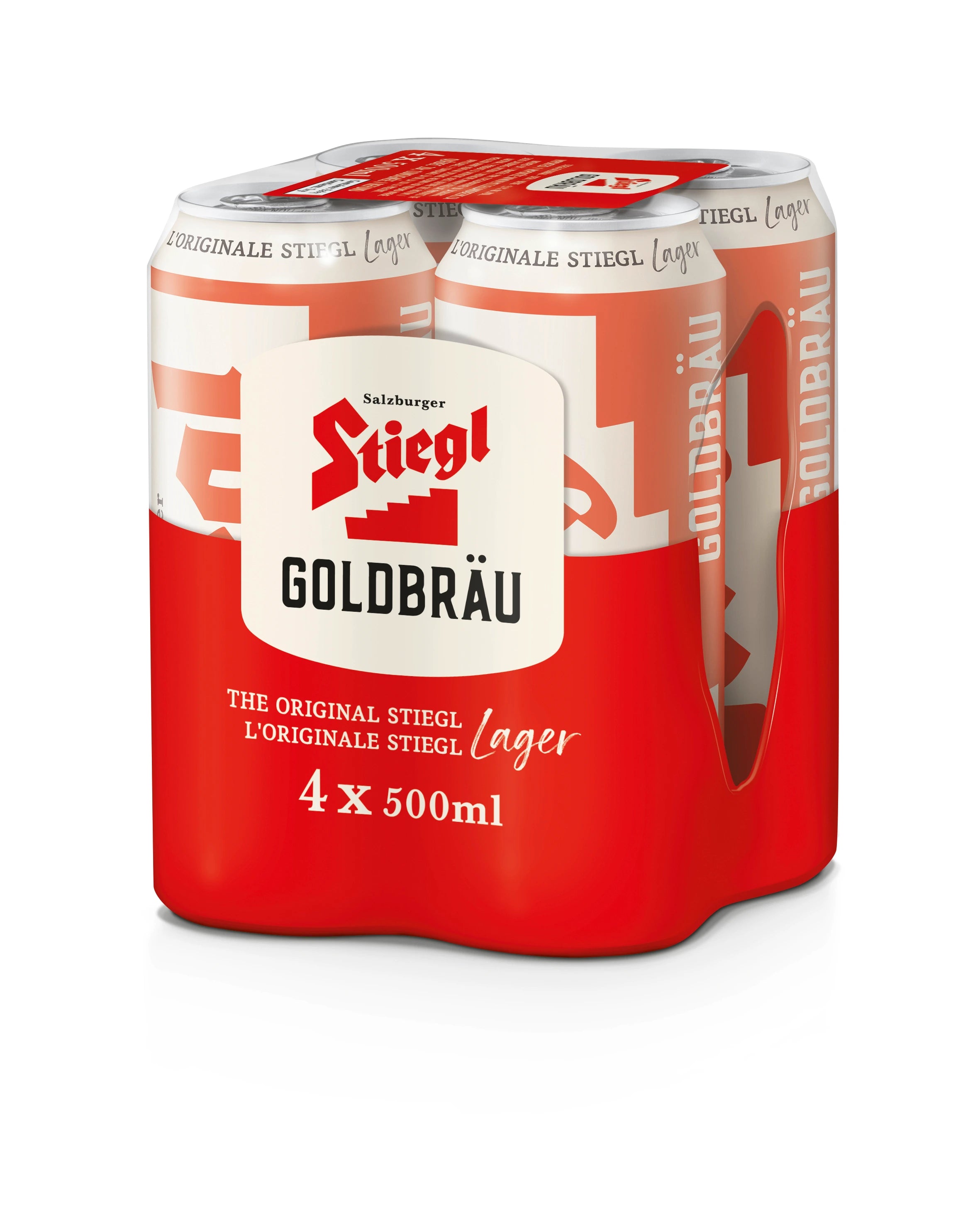 STIEGL GOLDBRAU LAGER 500ML 4PK CAN