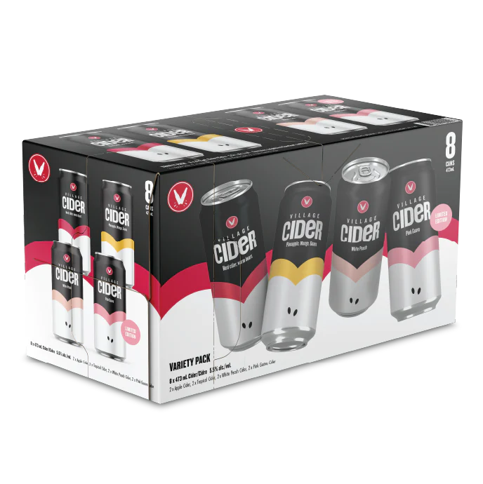 VILLAGE CIDER MIXER 473ML 8PK CAN