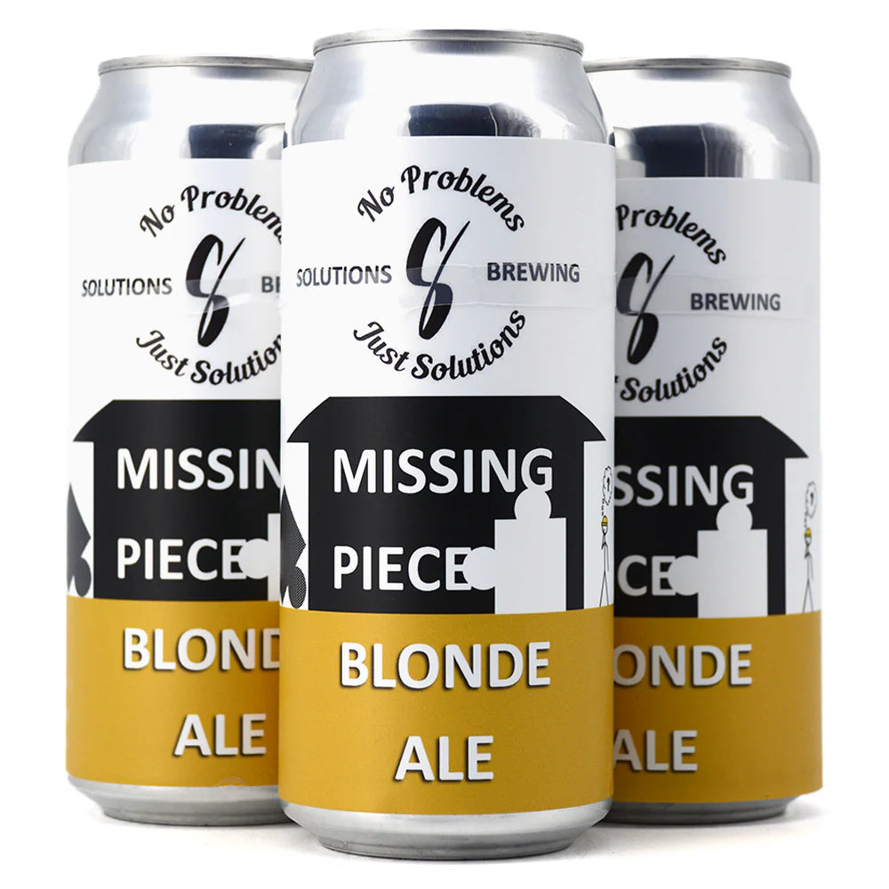 SOLUTIONS MISSING PIECE BLONDE ALE 473ML 4PK CAN