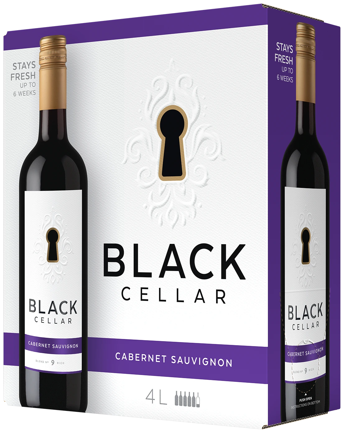BLACK CELLAR CABERNET SAUVIGNON 4L