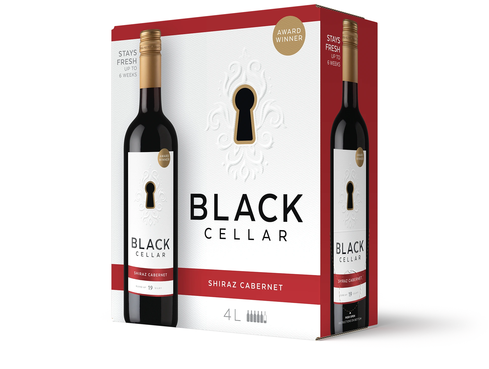 BLACK CELLAR SHIRAZ CABERNET SAUVIGNON 4L